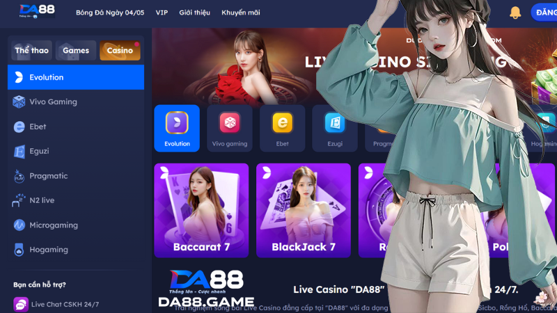 Tìm hiểu chuyên mục casino live nhà cái