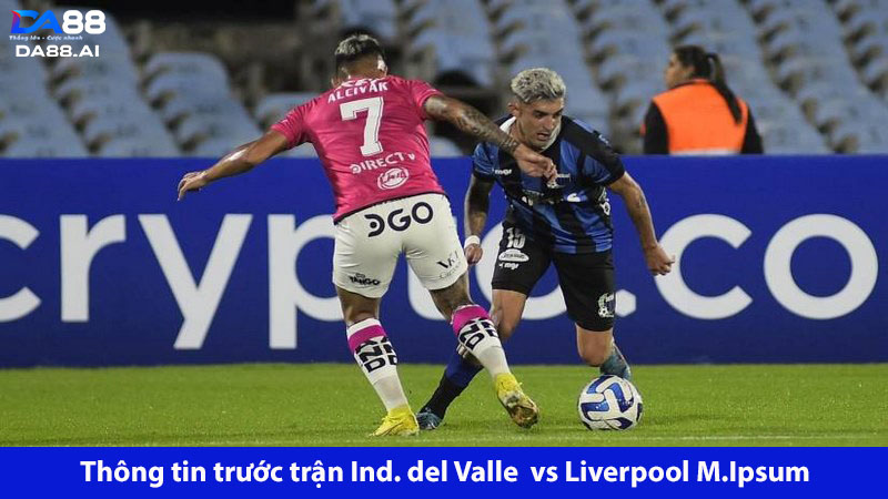 Đội nhà thăng hoa: Ind. del Valle vs Liverpool M. 05h00 ngày 31/5 2 Nhiều chuyên gia tin tưởng vào đội chủ nhà Ind. del Valle
