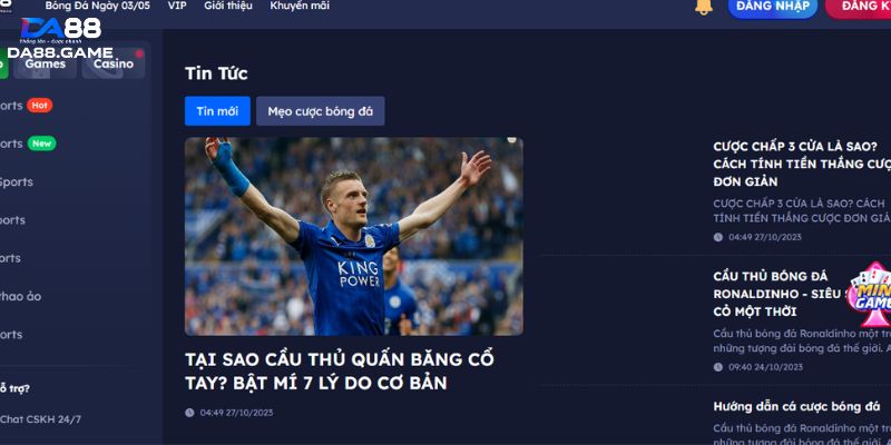 Cập nhật tin tức mới nhất từ nhà cái.