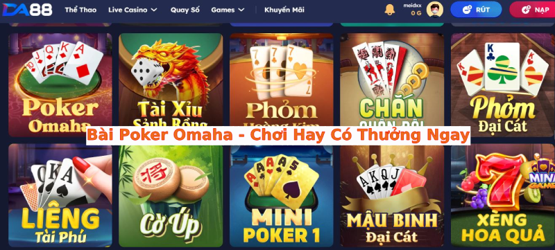 Chơi Poker cùng DA88 cực hấp dẫn Chơi Poker cùng DA88 cực hấp dẫn
