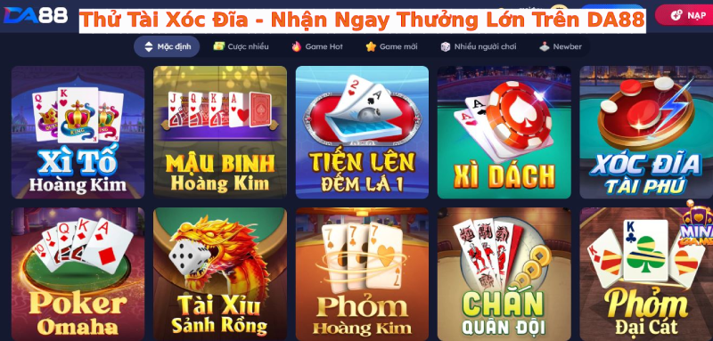 Chơi xóc đĩa kiếm tiền trên DA88 Chơi xóc đĩa kiếm tiền trên DA88