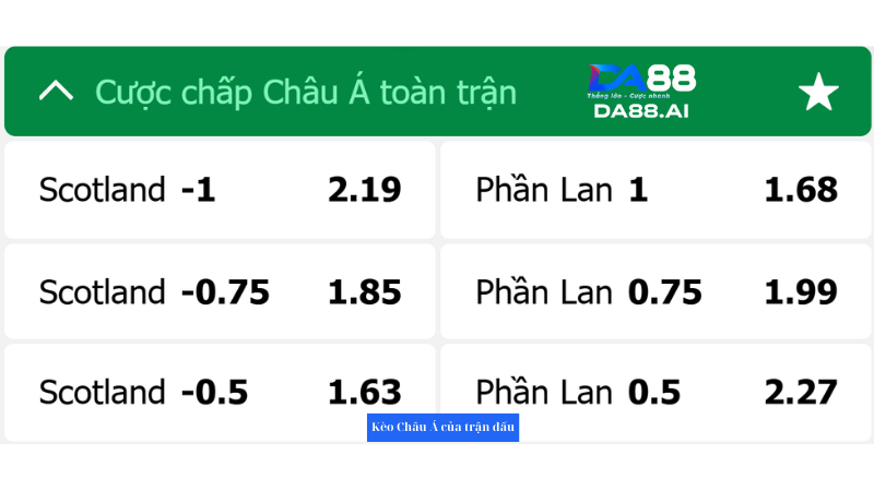 Soi kèo Scotland vs Phần Lan 1h45 8/6: Trận cầu giao hữu cuối 6 Bảng tỉ lệ kèo nhà cái trận đấu giữa Scotland và Phần Lan