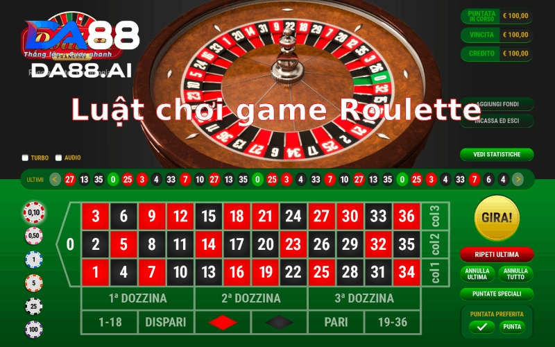 Luật chơi game Roulette cực dễ Luật chơi game Roulette cực dễ