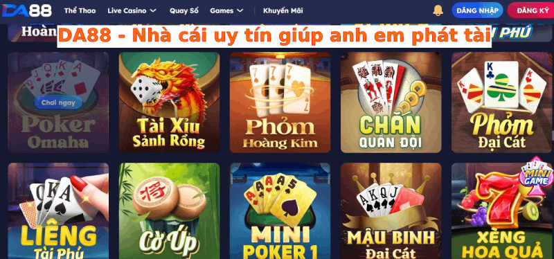 Chơi tài xỉu live cực hay trên DA88 Chơi tài xỉu live cực hay trên DA88