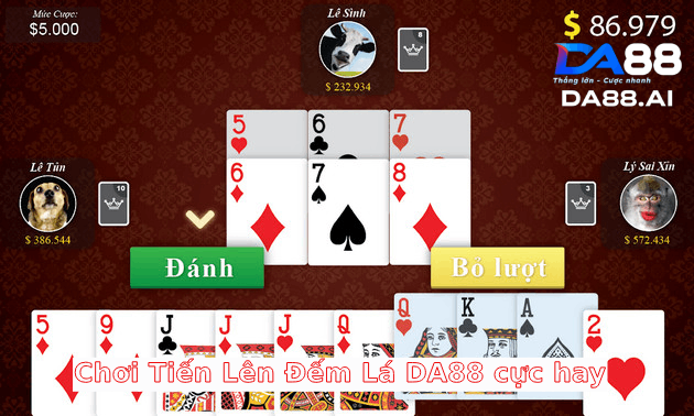 Chơi game bài tiến lên đếm lá cực hấp dẫn Chơi game bài tiến lên đếm lá cực hấp dẫn