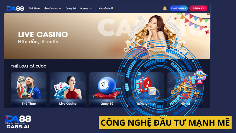 Trải nghiệm DA88.AI: Cá cược thông minh, đạt chuẩn quốc tế 3 Tổng hợp những công nghệ siêu trí tuệ tại nhà cái đổi thưởng