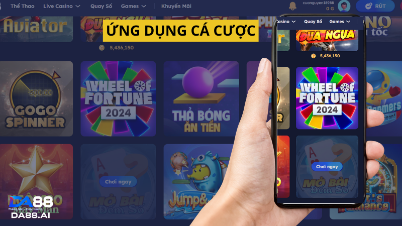 Trải nghiệm DA88.AI: Cá cược thông minh, đạt chuẩn quốc tế 4 App cá cược với vai trò cực kỳ tiện lợi